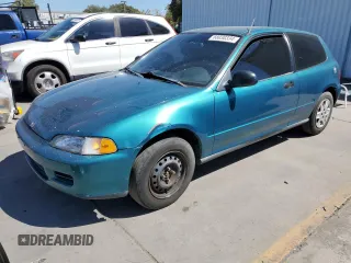 1995 Honda Civic CX with VIN 2HGEH2359SH518982, listed as a Copart auction lot 68030334 with 151,679 mi miles and Salvage Title. Bid and sale history available at DreamBid. Image 1.
