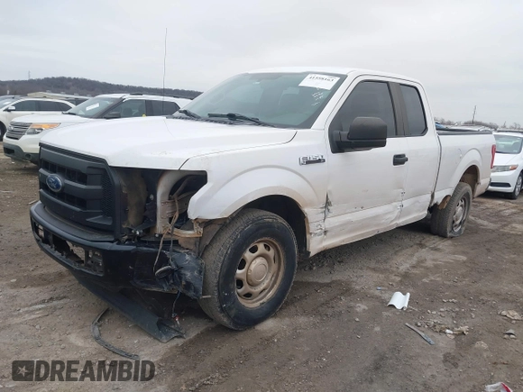 2017 Ford F-150 XL with VIN 1FTEX1CF3HKE56758, listed as a IAAI auction lot 41558163 with 144,380 mi miles. Bid and sale history available at carsss.com. Image 17.