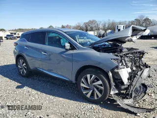 2021 Nissan Murano SL with VIN 5N1AZ2CS1MC116665, listed as a Copart auction lot 89251285 with 74,249 mi miles and Salvage Title. Bid and sale history available at DreamBid. Image 4.