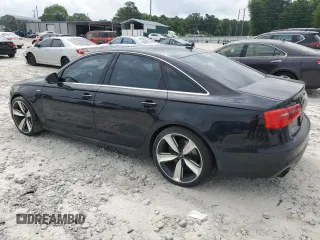 2012 Audi A6 Prestige with VIN WAUJGAFC2CN090358, listed as a Copart auction lot 59486925 with 159,885 mi miles and Salvage title. Bid and sale history available at DreamBid. Image 2.