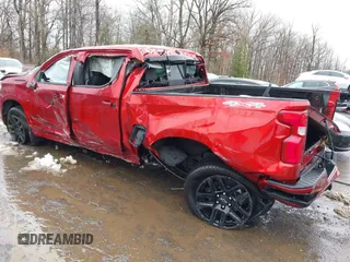 2025 Chevrolet Silverado 1500 with VIN 1GCUKEE80SZ146016, listed as a IAAI auction lot 41565328 with 7 mi miles and . Bid and sale history available at DreamBid. Image 3.