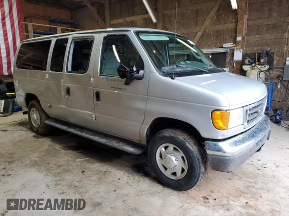 2006 Ford Econoline Passenger XL with VIN 1FBNE31L66HA25436, listed as a Copart auction lot 50935865 with 105,365 mi miles and Clean Title. Bid and sale history available at carsss.com. Image 4.