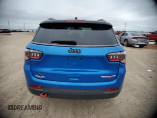 2021 Jeep Compass Trailhawk z VIN 3C4NJDDB9MT590052, wystawiony jako Copart lot #54973695 z przebiegiem 78 522 mil mil oraz Szkoda całkowita • Salvage title. Historia ofert i sprzedaży dostępna na DreamBid. Obrazek 6.