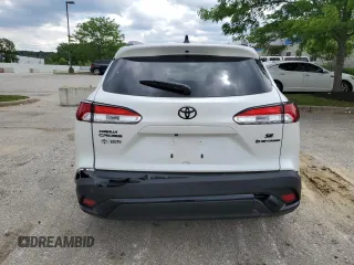 2025 Toyota Corolla Cross Hybrid S with VIN 7MUFBABG2SV069511, listed as a Copart auction lot 55288795 with 1,844 mi miles and Clean title. Bid and sale history available at DreamBid. Image 6.