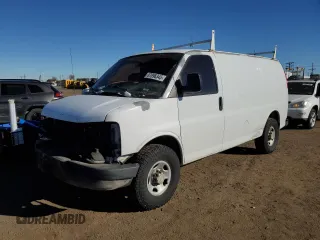 2007 Chevrolet Express Cargo z VIN 1GCHG35U271126733, wystawiony jako Copart lot #87896345 z przebiegiem 332 035 mil mil oraz Szkoda całkowita • Salvage title. Historia ofert i sprzedaży dostępna na DreamBid. Obrazek 1.