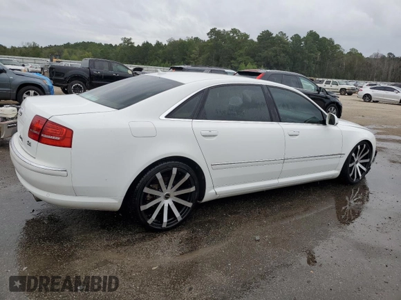 2009 Audi A8 4.2L with VIN WAUMV94E59N005253, listed as a Copart auction lot 70248424 with 154,305 mi miles and Salvage title. Bid and sale history available at DreamBid. Image 3.