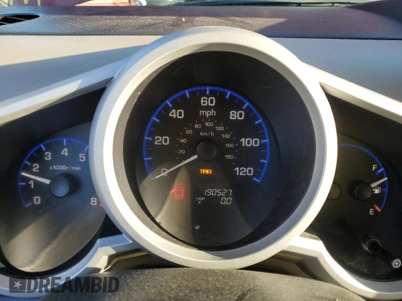 2008 Honda Element EX with VIN 5J6YH27758L018444, listed as a Copart auction lot 77458344 with 190,527 mi miles and Clean Title. Bid and sale history available at DreamBid. Image 9.