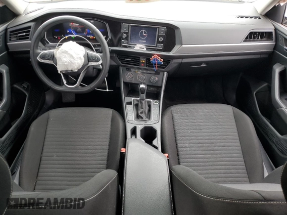 2024 Volkswagen Jetta S with VIN 3VW5M7BU2RM068794, listed as a Copart auction lot 55242115 with 16,952 mi miles and Salvage title. Bid and sale history available at DreamBid. Image 8.