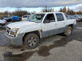 2002 Chevrolet Avalanche with VIN 3GNEC13T72G226681, listed as a Copart auction lot 82156354 with 0 mi miles and Salvage Title. Bid and sale history available at carsss.com. Image 1.