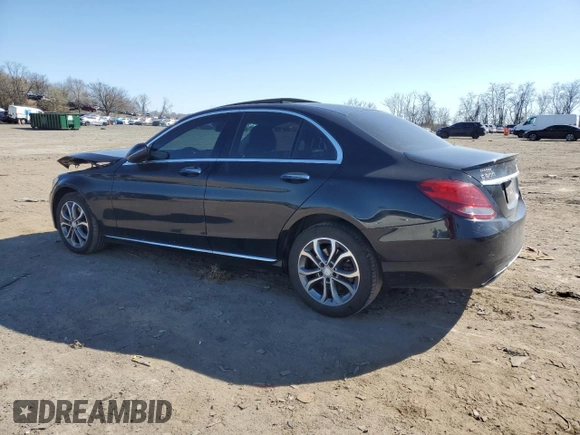 2016 Mercedes-Benz C 300 Luxury with VIN 55SWF4KB0GU105811, listed as a Copart auction lot 50786015 with 121,280 mi miles and Salvage Title. Bid and sale history available at carsss.com. Image 2.