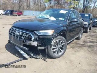 2021 Audi Q5 Premium Plus with VIN WA1BAAFY1M2082544, listed as a IAAI auction lot 41930447 with 65,535 mi miles and . Bid and sale history available at DreamBid. Image 6.