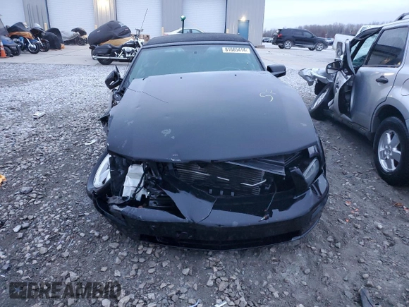 2008 Ford Mustang GT Deluxe with VIN 1ZVHT85H085120710, listed as a Copart auction lot 81685414 with 88,026 mi miles and Salvage Title. Bid and sale history available at DreamBid. Image 5.