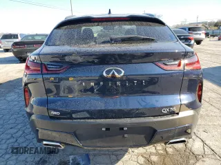 2025 Infiniti QX55 Sensory with VIN 3PCAJ5LR8SF106435, listed as a Copart auction lot 49073815 with 853 mi miles and Salvage Title. Bid and sale history available at DreamBid. Image 6.