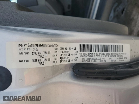 2006 Jeep Commander with VIN 1J8HG48K86C297269, listed as a Copart auction lot 52232465 with 158,623 mi miles and Salvage Title. Bid and sale history available at carsss.com. Image 13.