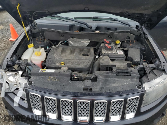 2014 Jeep Compass Latitude with VIN 1C4NJDEB4ED601769, listed as a Copart auction lot 48901365 with 129,826 mi miles and Salvage Title. Bid and sale history available at carsss.com. Image 12.