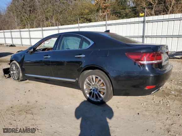 2014 Lexus LS 460 with VIN JTHBL5EF3E5125397, listed as a Copart auction lot 88263175 with 138,353 mi miles and Salvage Title. Bid and sale history available at carsss.com. Image 2.