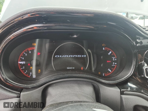 2022 Dodge Durango Pursuit with VIN 1C4SDJFT7NC192608, listed as a Copart auction lot 59837355 with 59,442 mi miles and Salvage title. Bid and sale history available at DreamBid. Image 9.
