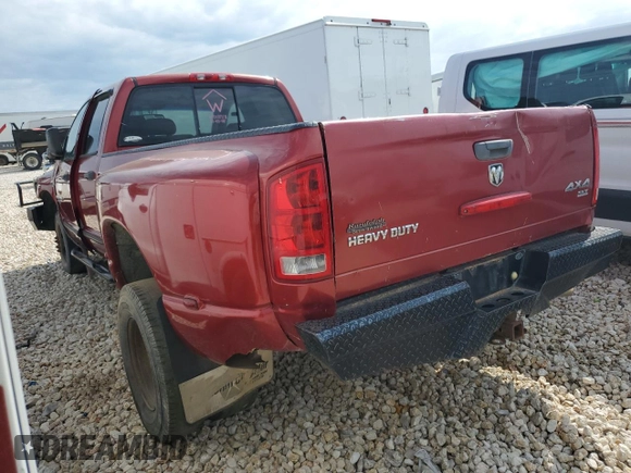 2006 Dodge 3500 SLT z VIN 3D7MX48C46G119473, wystawiony jako Copart lot #55405625 z przebiegiem 341 093 mil mil oraz Szkoda całkowita • Salvage title. Historia ofert i sprzedaży dostępna na DreamBid. Obrazek 2.