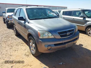 2006 Kia Sorento LX with VIN KNDJD733X65552995, listed as a IAAI auction lot 42058232 with 116,378 mi miles and . Bid and sale history available at DreamBid. Image 1.