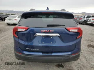 2022 GMC Terrain SLE with VIN 3GKALMEV0NL170221, listed as a Copart auction lot 49113685 with 21,209 mi miles and Salvage Title. Bid and sale history available at carsss.com. Image 6.