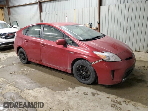 2012 Toyota Prius One with VIN JTDKN3DU0C1587419, listed as a Copart auction lot 48222225 with 134,452 mi miles and Salvage Title. Bid and sale history available at DreamBid. Image 4.