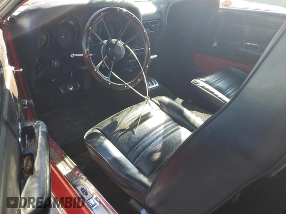 1970 Ford Mustang с VIN 0T01F165510, выставлен на аукционе Copart как лот 84385364 с пробегом 42 907 миль миль и Списание • Salvage title. История ставок и продаж доступна на DreamBid. Изображение 8.