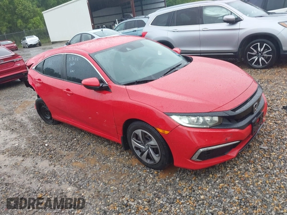 2020 Honda Civic LX with VIN 2HGFC2F60LH537283, listed as a IAAI auction lot 42200465 with 86,191 mi miles and . Bid and sale history available at DreamBid. Image 1.