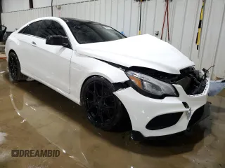 2017 Mercedes-Benz E 400 with VIN WDDKJ6HB2HF360349, listed as a Copart auction lot 55047355 with Not Provided miles and Salvage Title. Bid and sale history available at DreamBid. Image 4.
