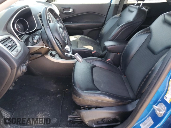 2017 Jeep Compass Latitude with VIN 3C4NJDBB7HT660673, listed as a Copart auction lot 48692465 with 120,397 mi miles and Salvage Title. Bid and sale history available at carsss.com. Image 7.