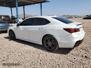2018 Acura TLX w/A-SPEC Pkg with VIN 19UUB2F63JA000669, listed as a Copart auction lot 47323585 with 86,995 mi miles and Salvage Title. Bid and sale history available at carsss.com. Image 2.