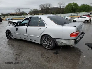 2001 Mercedes-Benz E-Class with VIN WDBJF65J71B282195, listed as a Copart auction lot 51190135 with 0 mi miles and Non Repairable. Bid and sale history available at carsss.com. Image 2.