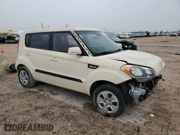 2013 Kia Soul with VIN KNDJT2A5XD7484905, listed as a Copart auction lot 54250855 with 184,350 mi miles and Salvage Title. Bid and sale history available at DreamBid. Image 4.