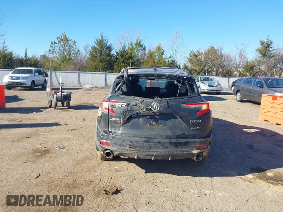 2021 Acura RDX w/A-Spec Package with VIN 5J8TC2H66ML803202, listed as a IAAI auction lot 41402141 with 55,147 mi miles. Bid and sale history available at carsss.com. Image 6.