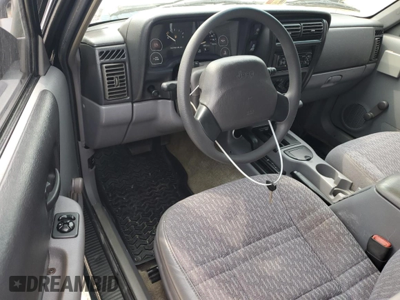 1997 Jeep Cherokee SE with VIN 1J4FJ28S2VL553709, listed as a Copart auction lot 63340974 with 154,029 mi miles and Clean Title. Bid and sale history available at carsss.com. Image 8.