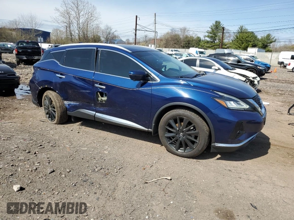 2020 Nissan Murano SL z VIN 5N1AZ2CS9LN170668, wystawiony jako Copart lot #51341835 z przebiegiem 37 432 mil mil oraz Szkoda całkowita • Salvage title. Historia ofert i sprzedaży dostępna na DreamBid. Obrazek 4.