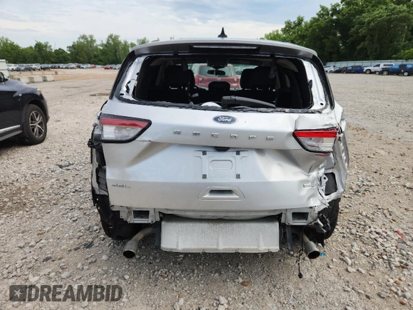 2020 Ford Escape SEL with VIN 1FMCU0H62LUA71848, listed as a Copart auction lot 60888705 with 70,759 mi miles and Salvage title. Bid and sale history available at DreamBid. Image 6.