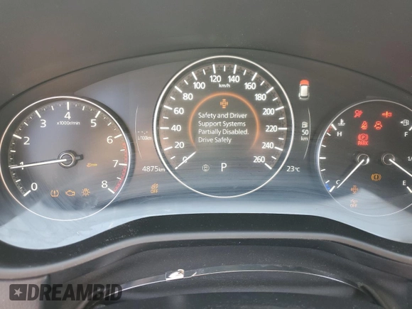 2024 Mazda CX-50 Premium with VIN 7MMVABDY1RN222772, listed as a Copart auction lot 61792465 with 4,875 mi miles and Salvage title. Bid and sale history available at DreamBid. Image 9.