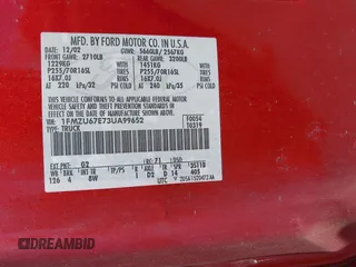 2003 Ford Explorer Sport Trac XLS с VIN 1FMZU67E73UA99652, выставлен на аукционе IAAI как лот 42855216 с пробегом 130 976 миль миль и . История ставок и продаж доступна на DreamBid. Изображение 9.