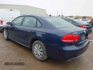 2012 Volkswagen Passat S w/Appearance with VIN 1VWAP7A31CC043277, listed as a IAAI auction lot 41456953 with 93,884 mi miles. Bid and sale history available at carsss.com. Image 3.