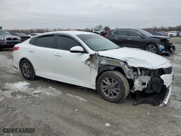 2020 Kia Optima LX with VIN 5XXGT4L31LG402955, listed as a Copart auction lot 45785445 with 124,880 mi miles and Salvage Title. Bid and sale history available at carsss.com. Image 4.