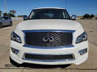2016 Infiniti QX80 with VIN JN8AZ2ND6G9800359, listed as a Copart auction lot 76116384 with 155,209 mi miles and Salvage Title. Bid and sale history available at carsss.com. Image 5.