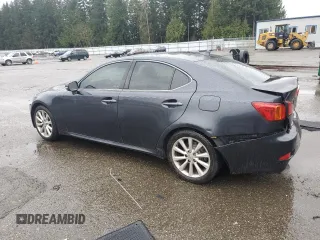 2009 Lexus IS 250 with VIN JTHBK262695100819, listed as a Copart auction lot 50980215 with 205,237 mi miles and Salvage Title. Bid and sale history available at DreamBid. Image 2.