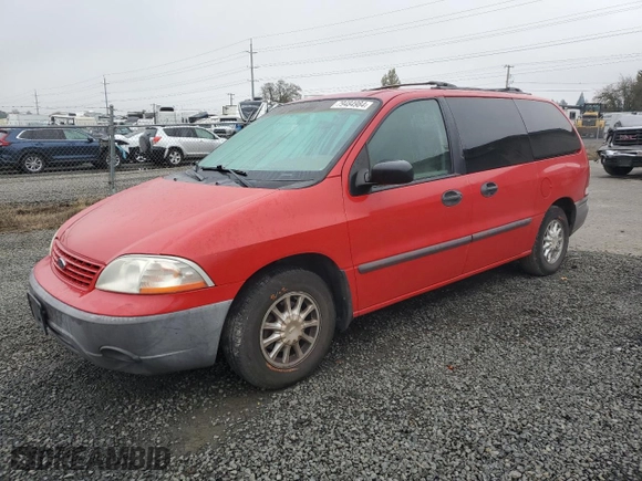 2001 Ford Windstar Wagon LX with VIN 2FMZA51401BB53945, listed as a Copart auction lot 79484984 with 142,569 mi miles and Salvage Title. Bid and sale history available at carsss.com. Image 1.