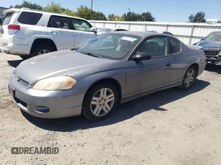 2006 Chevrolet Monte Carlo with VIN 2G1WN151469182893, listed as a Copart auction lot 67477724 with 134,567 mi miles and Salvage title. Bid and sale history available at DreamBid. Image 1.