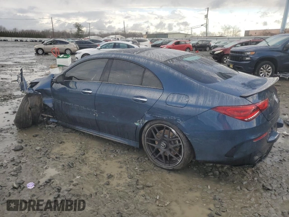 2020 Mercedes-Benz CLA 45 AMG with VIN W1K5J5DB9LN093643, listed as a Copart auction lot 86995884 with 36,263 mi miles and Salvage Title. Bid and sale history available at DreamBid. Image 2.