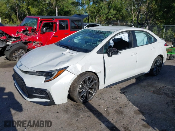2022 Toyota Corolla SE with VIN 5YFS4MCE6NP133516, listed as a IAAI auction lot 41849024 with 45,792 mi miles. Bid and sale history available at carsss.com. Image 18.