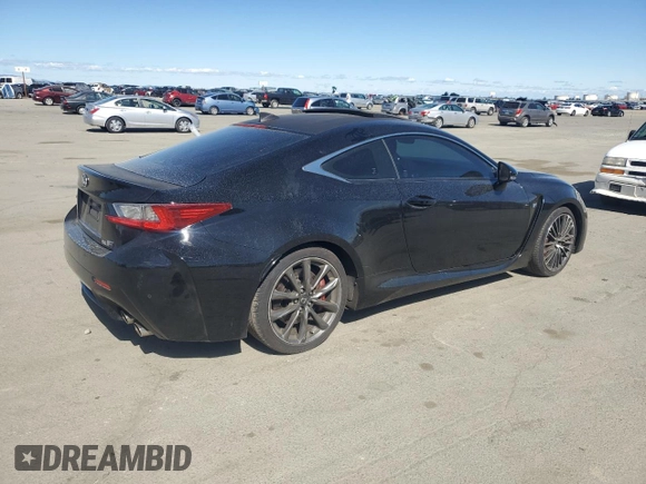 2015 Lexus RC F with VIN JTHHP5BC1F5003017, listed as a Copart auction lot 47482025 with 71,569 mi miles and Salvage Title. Bid and sale history available at carsss.com. Image 3.