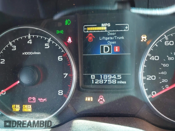 2014 Subaru Outback Limited with VIN 4S4BRBLC7E3325536, listed as a IAAI auction lot 41209727 with 128,758 mi miles and . Bid and sale history available at DreamBid. Image 7.