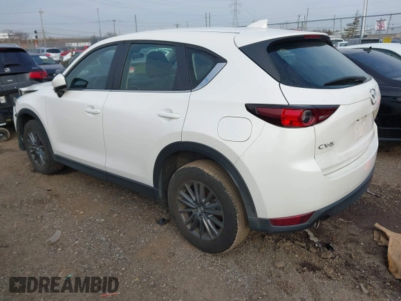 2020 Mazda CX-5 Sport with VIN JM3KFABM5L0762930, listed as a IAAI auction lot 41687180 with 35,507 mi miles. Bid and sale history available at carsss.com. Image 3.