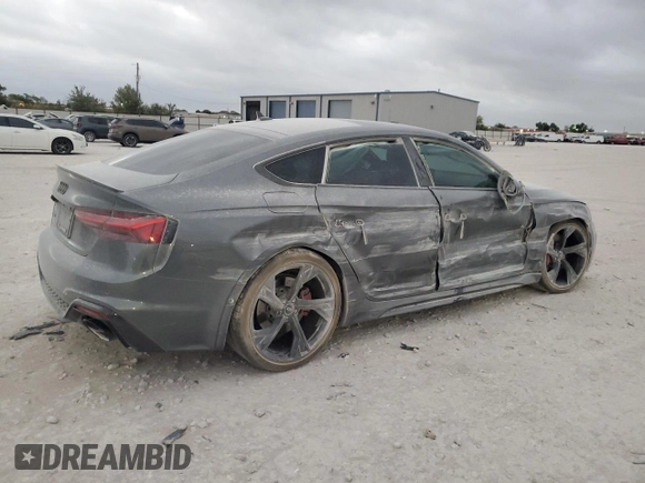 2023 Audi RS 5 Sportback z VIN WUAAWCF54PA901323, wystawiony jako Copart lot #78427704 z przebiegiem 21 901 mil mil oraz Szkoda całkowita • Salvage title. Historia ofert i sprzedaży dostępna na DreamBid. Obrazek 3.